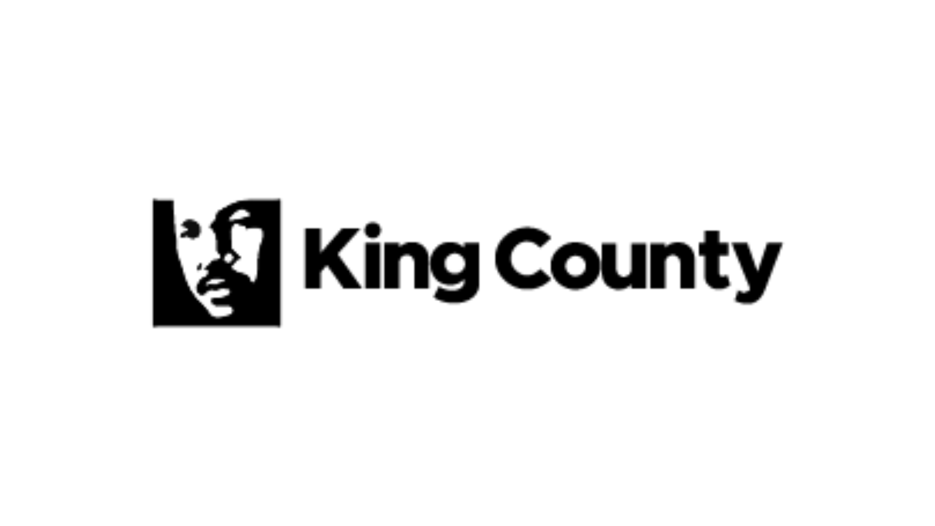 King County logo: silhouette of Rev. Dr. Martin Luther King Jr. on the left followed by the text, "King County" to its right.